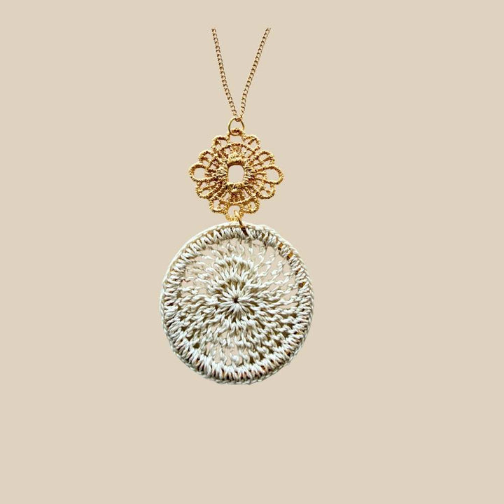 Ornate Disc Necklace