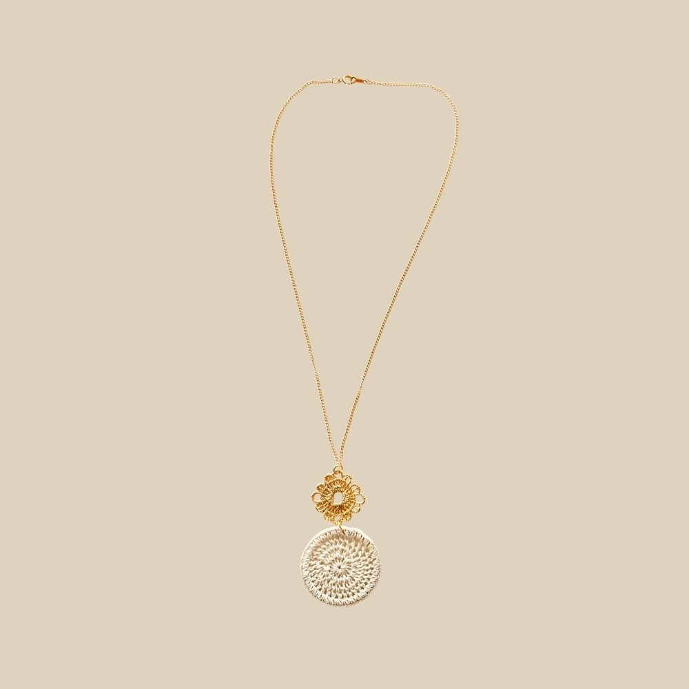 Ornate Disc Necklace
