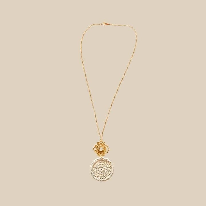 Ornate Disc Necklace