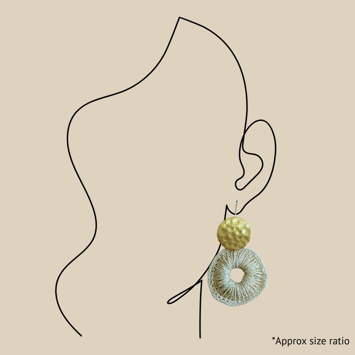 Kina Earrings Gold and Silver