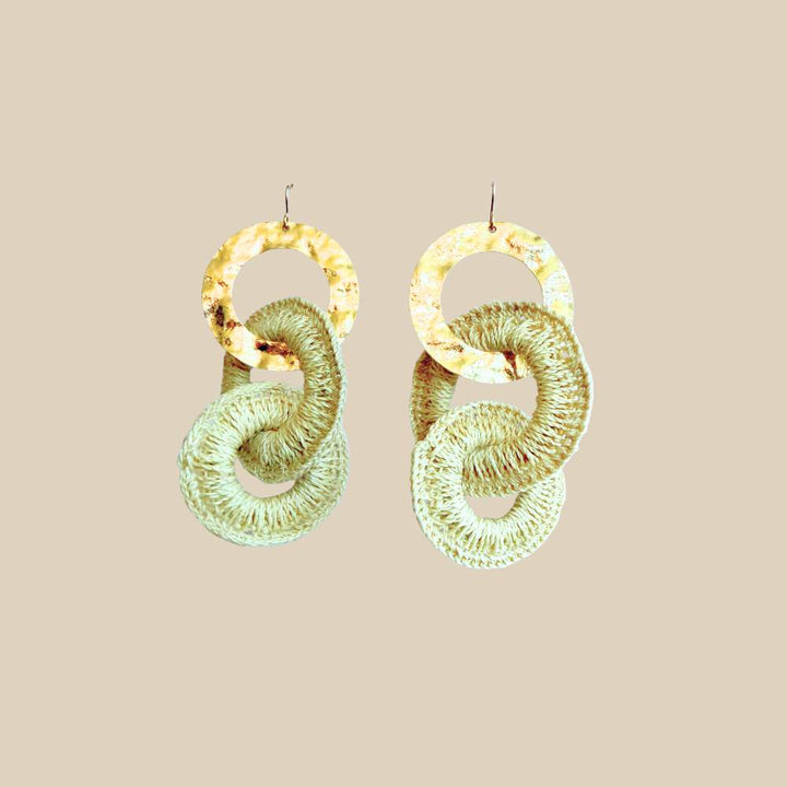 Natural Double Hoops