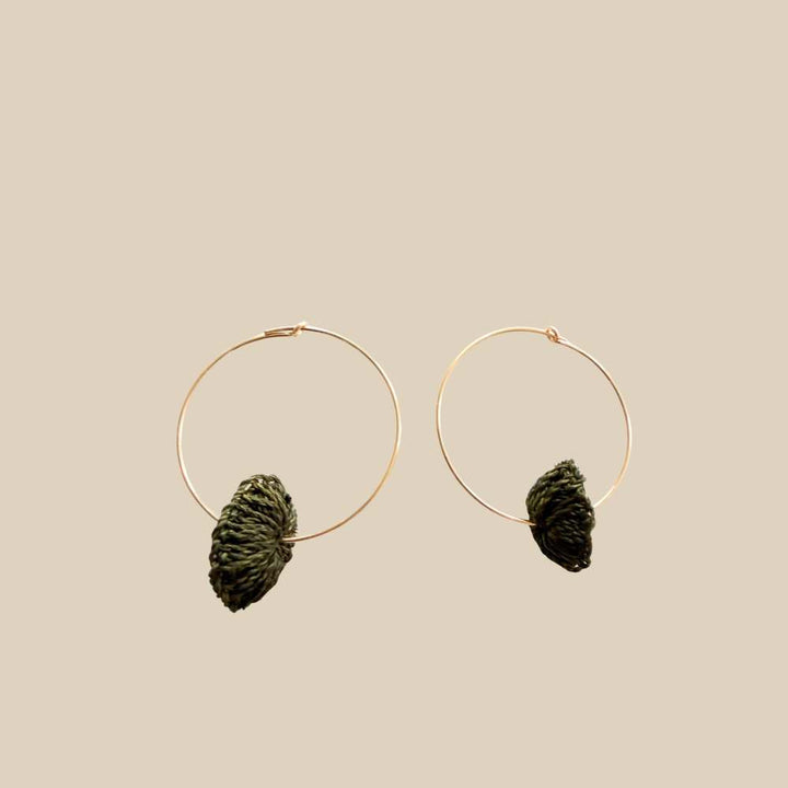 Green Solo Lewa Hoops