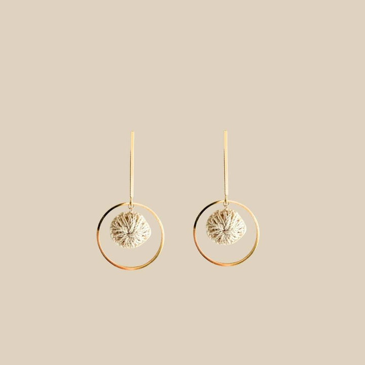 Gold Orbit Earrings