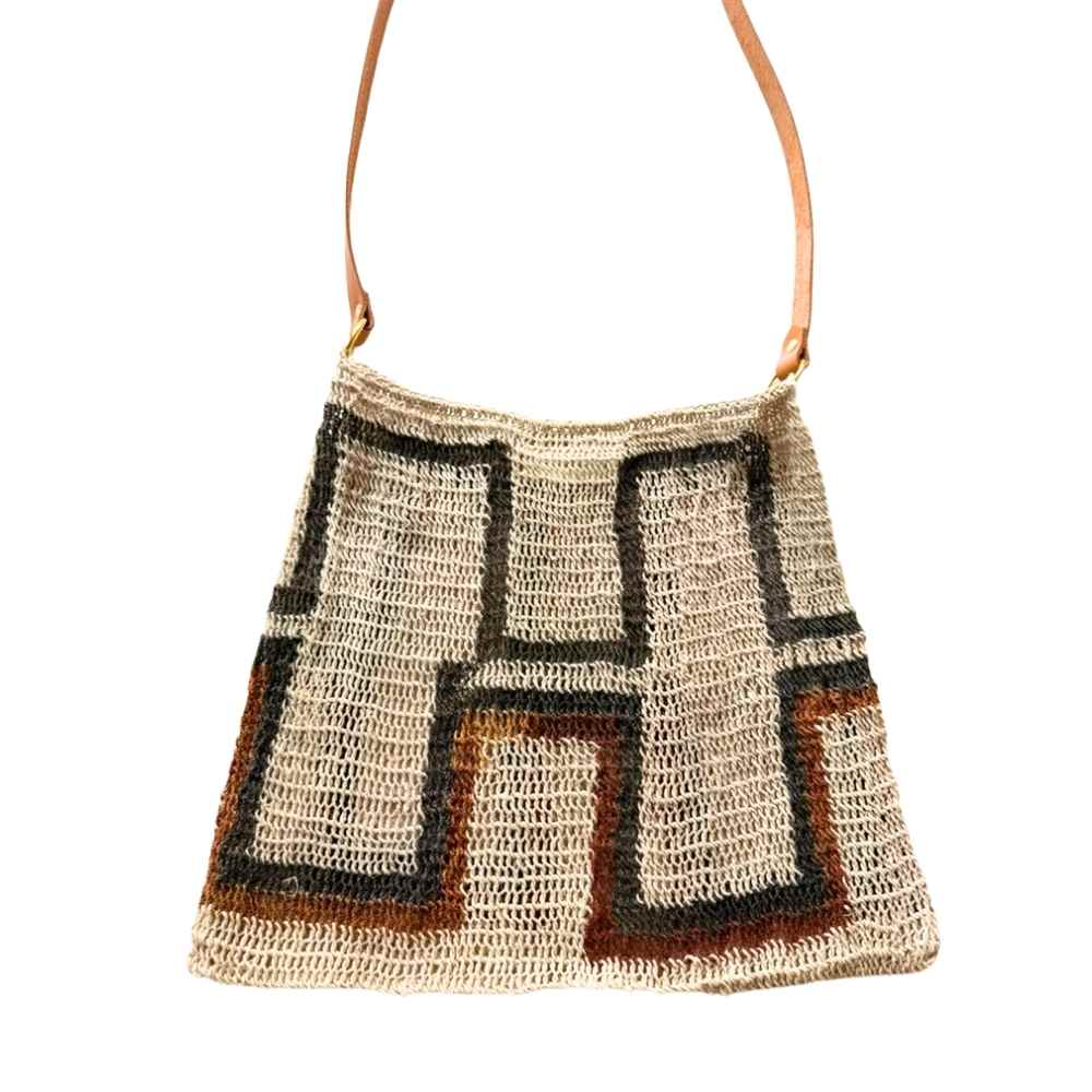 Leather Strap Kamanimbit Bilum L-12-12-25-11