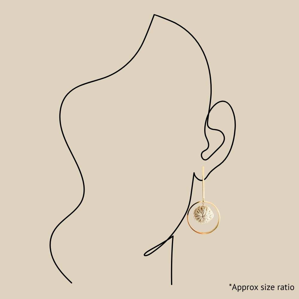 Gold Orbit Earrings