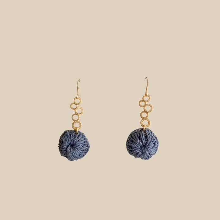 Blue Bubble Earring
