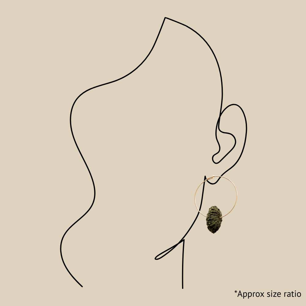 Green Solo Lewa Hoops