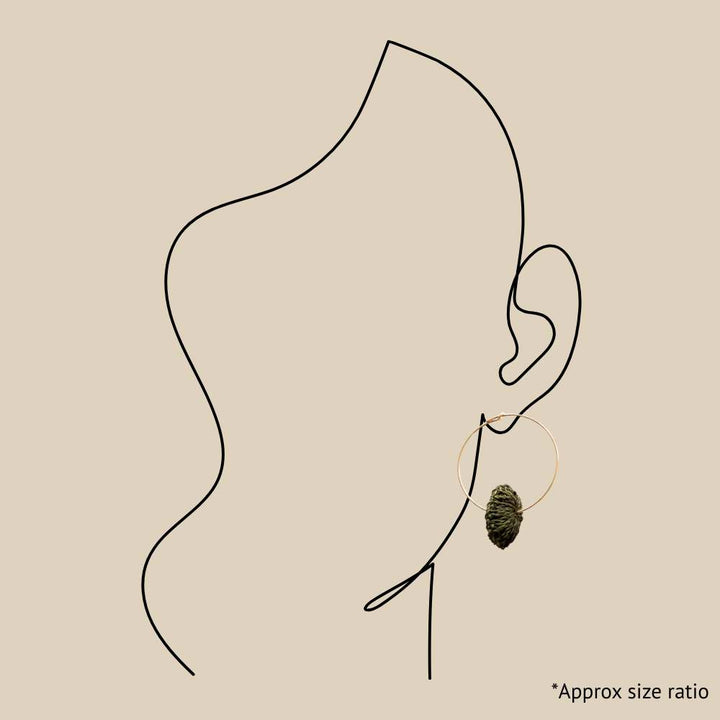 Green Solo Lewa Hoops