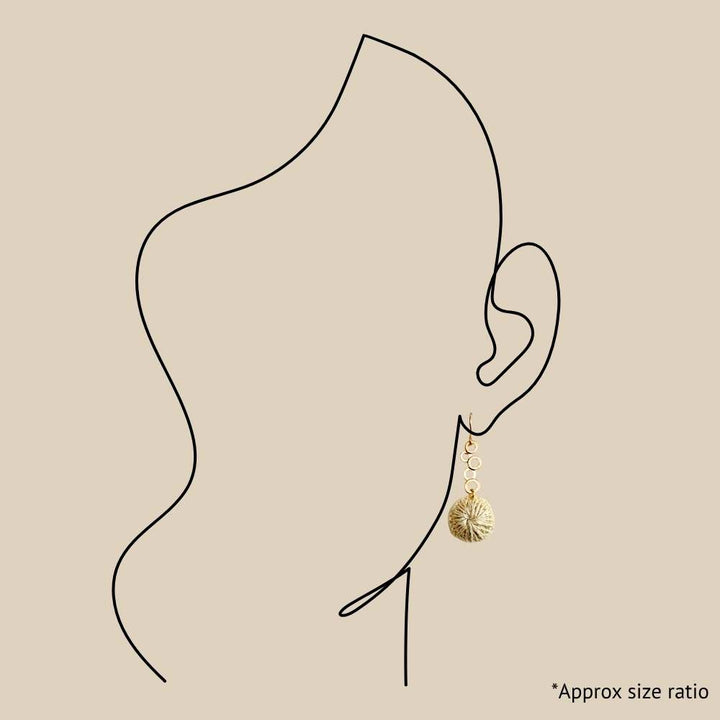 Natural Bubble Earring