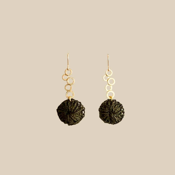 Green Bubble Earring
