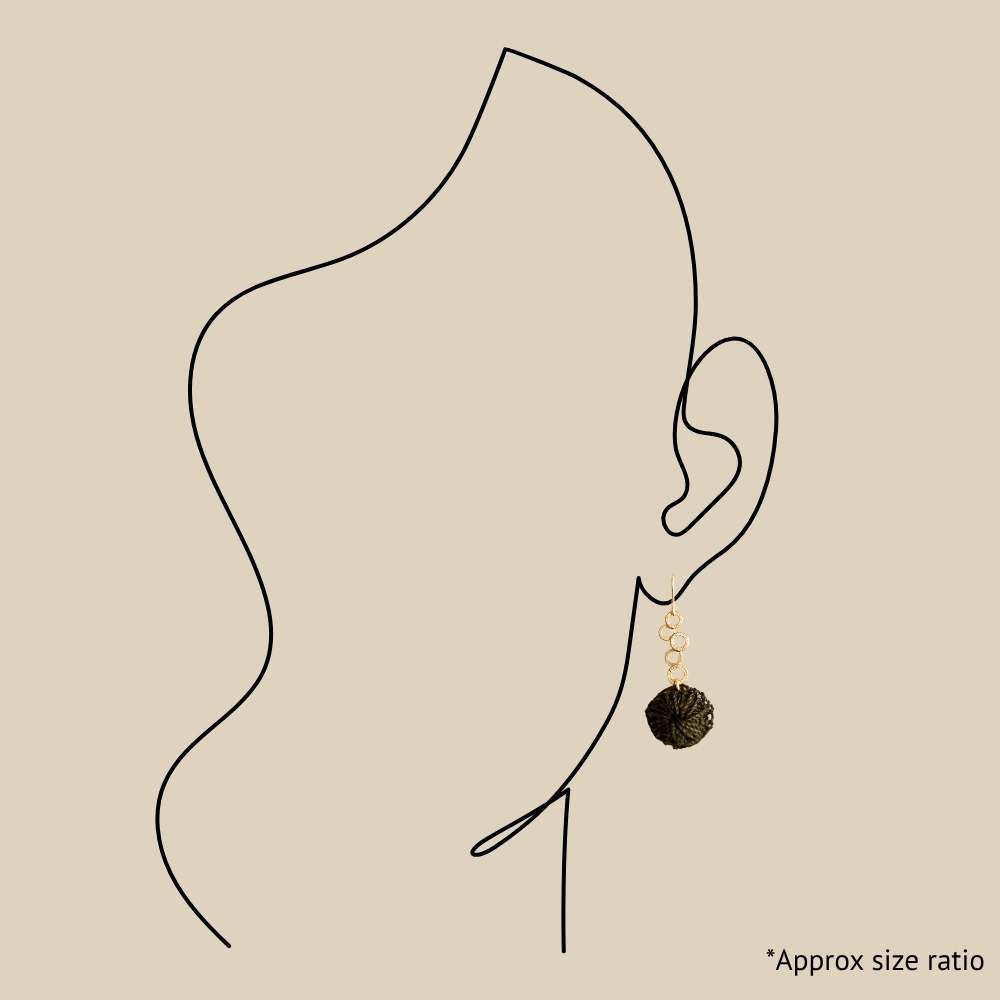 Green Bubble Earring
