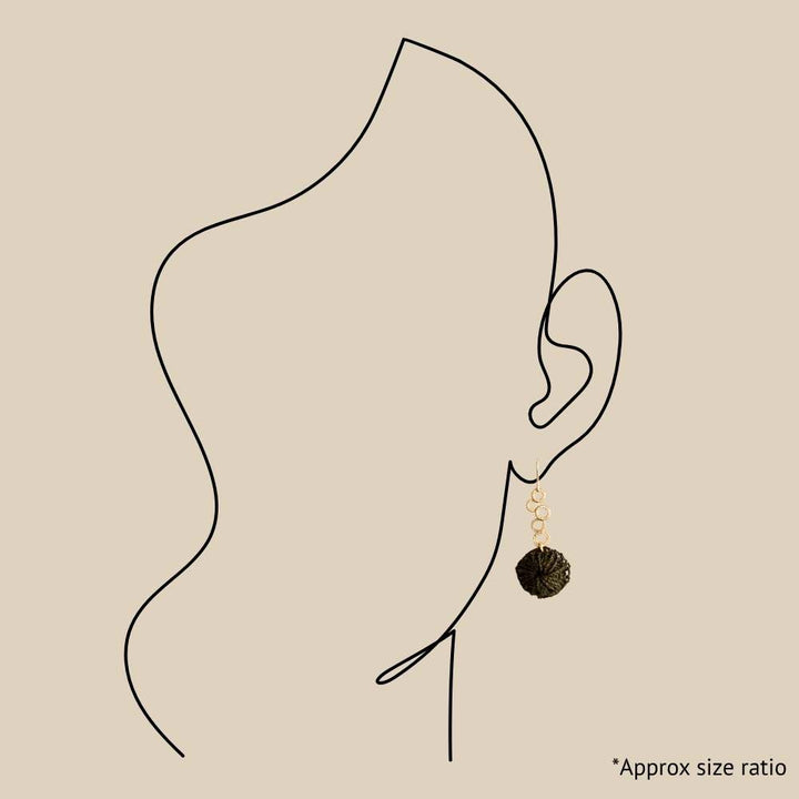 Green Bubble Earring