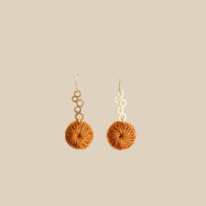 Rust Bubble Earring