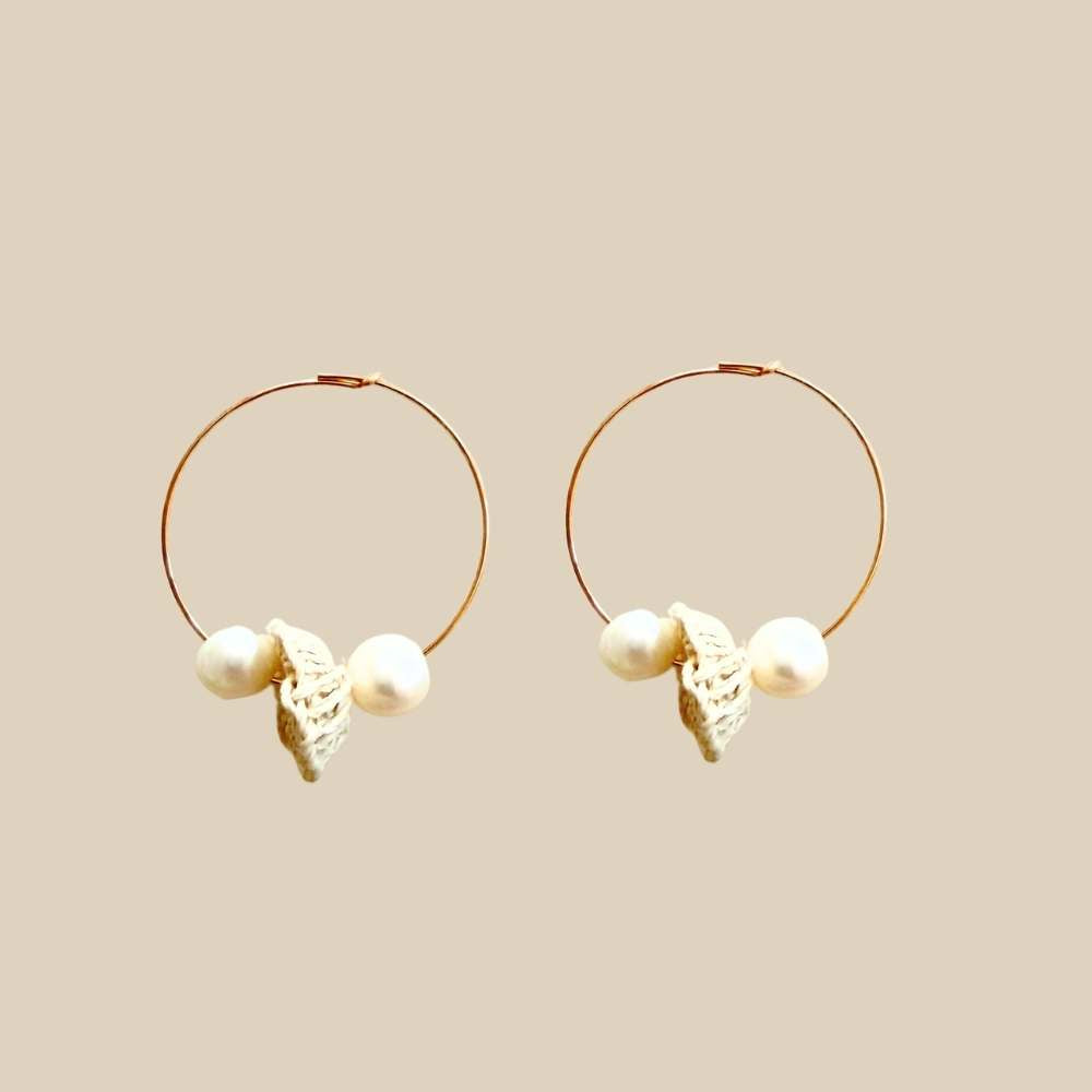 Pearl Hoops