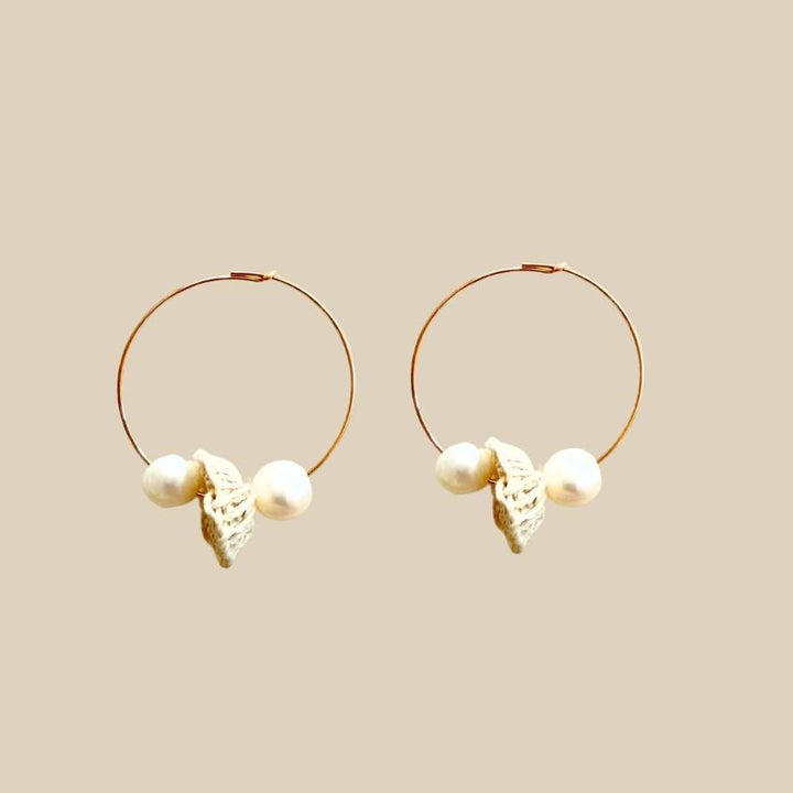 Pearl Hoops