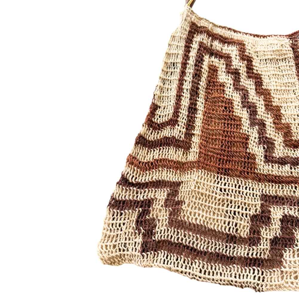 Leather Strap Kamanimbit Bilum L-12-12-25-18