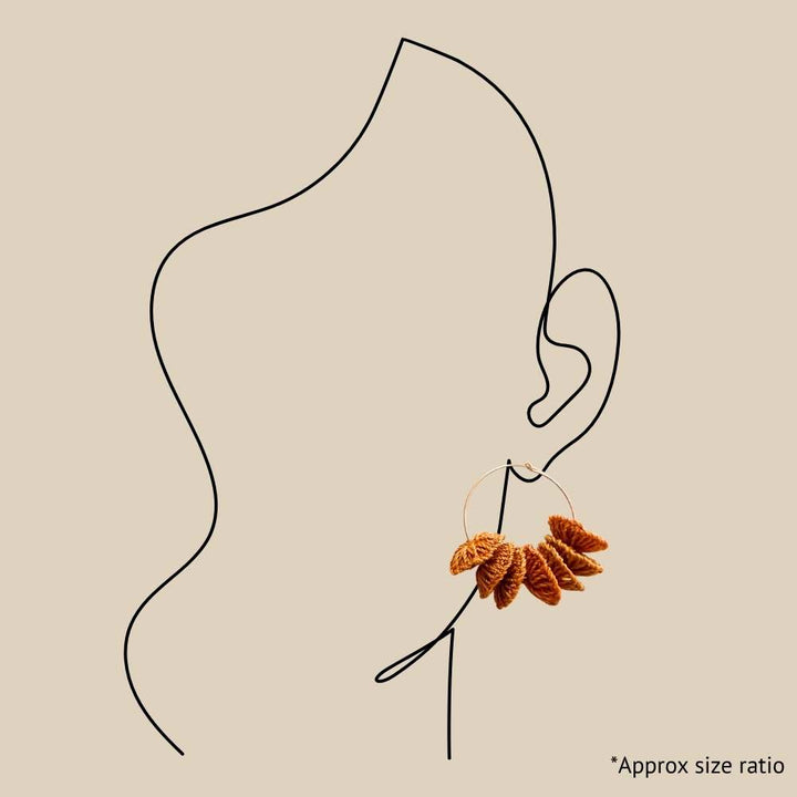 Rust Lewa Earrings