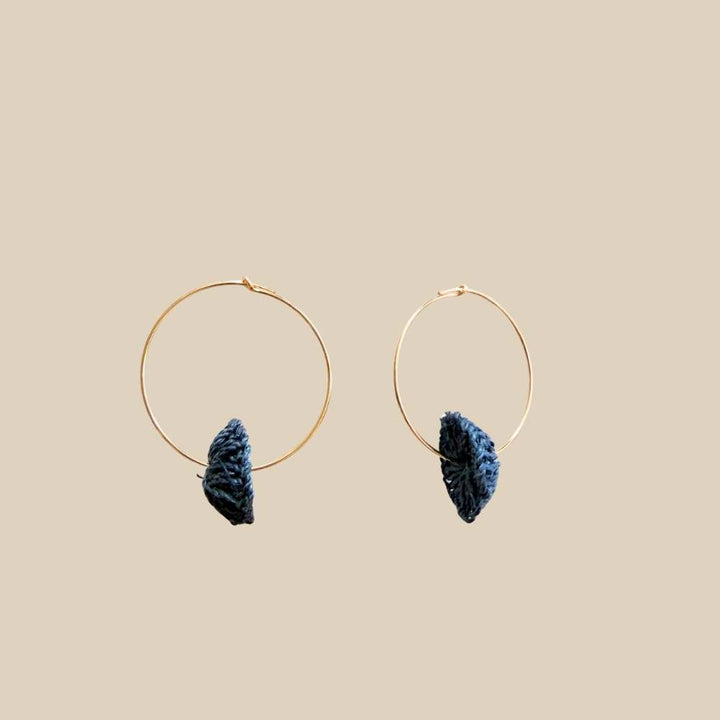 Blue Solo Lewa Hoops