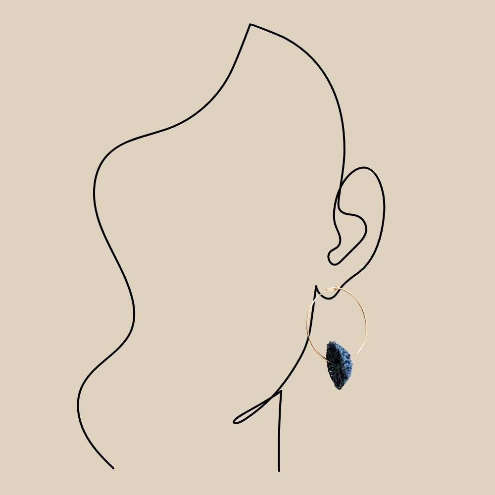 Blue Solo Lewa Hoops