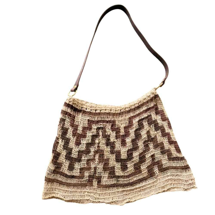 Leather Strap Kamanimbit Bilum L-12-12-25-19