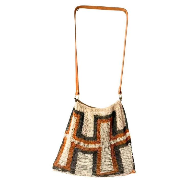 Leather Strap Kamanimbit Bilum L-12-12-25-16