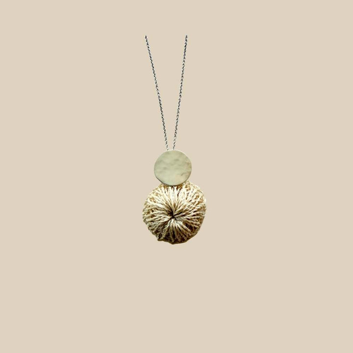Sterling Silver Disc Necklace