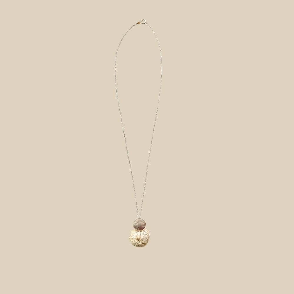 Sterling Silver Disc Necklace