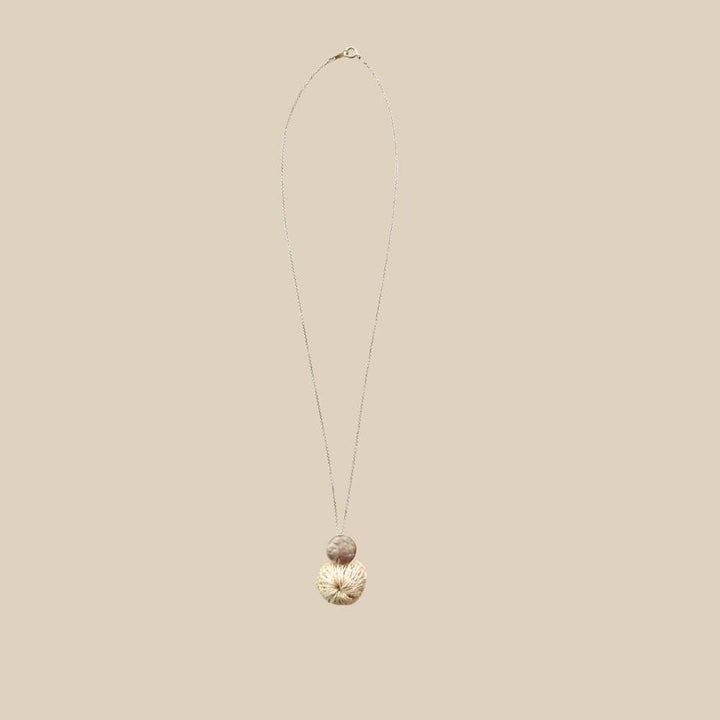 Sterling Silver Disc Necklace