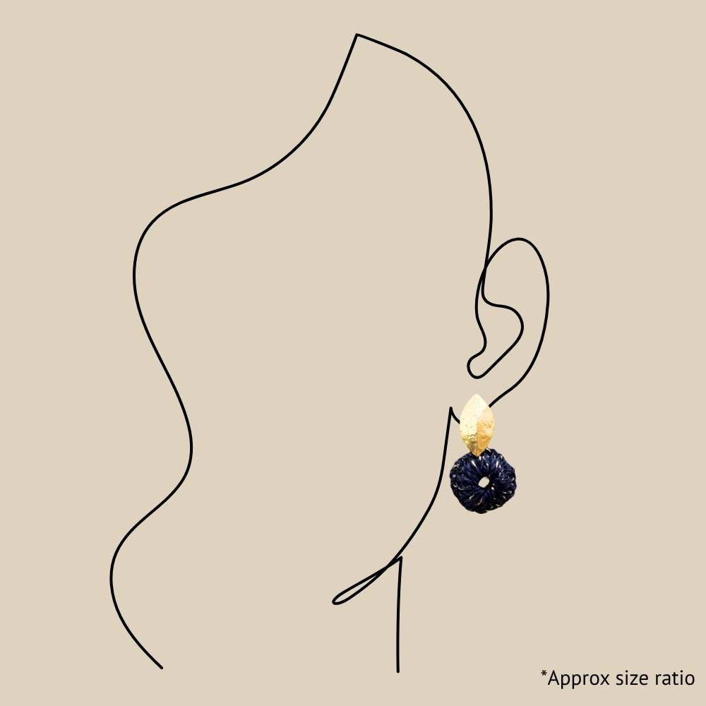 Sparkle Lotus Earrings