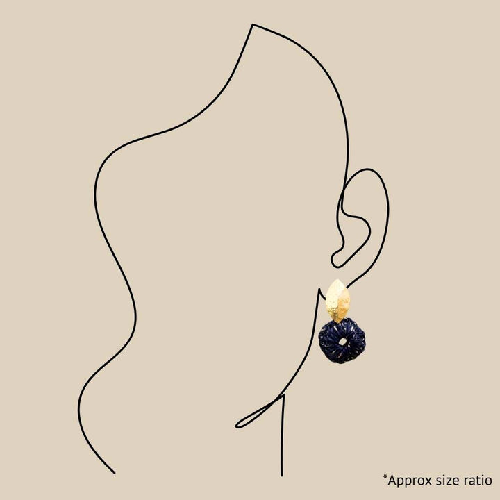 Sparkle Lotus Earrings