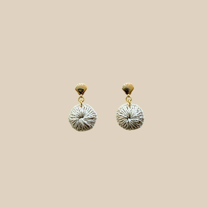 Natural Shell Stud Earrings