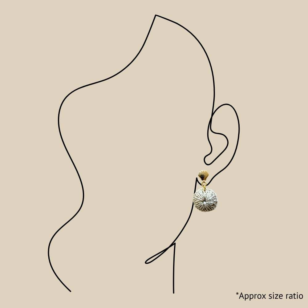 Natural Shell Stud Earrings