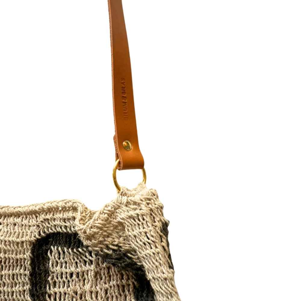 Leather Strap Kamanimbit Bilum L-12-12-25-11