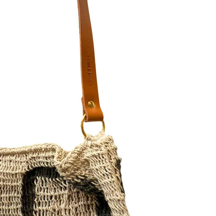 Leather Strap Kamanimbit Bilum L-12-12-25-11