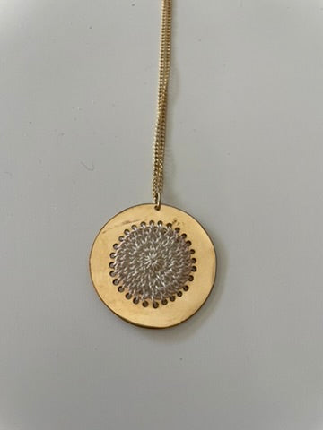 Sphere Necklace Gold Display Piece