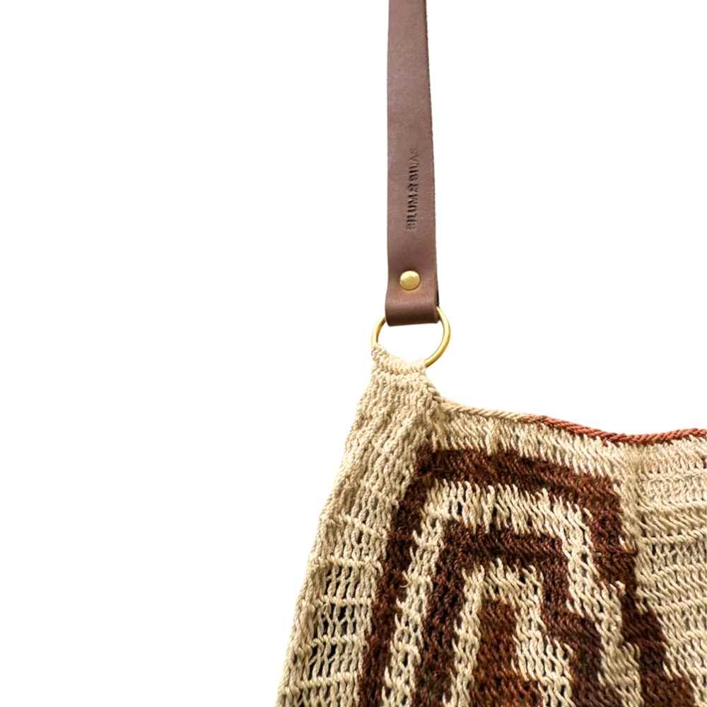 Leather Strap Kamanimbit Bilum L-12-12-25-18