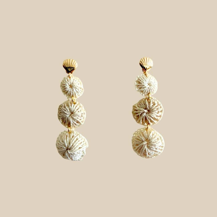 Natural Shell Droplet Earrings