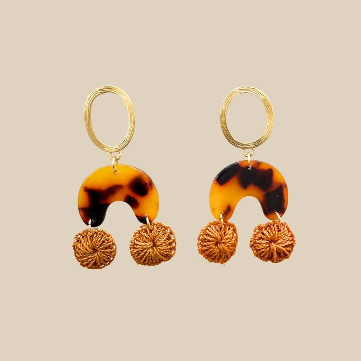 Peak Earrings Rust