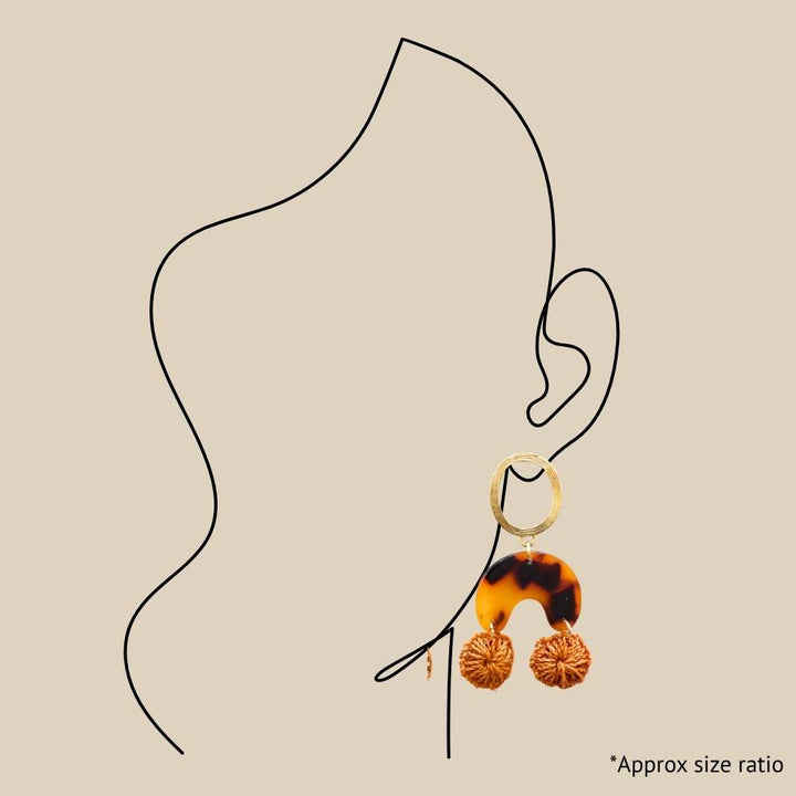 Peak Earrings Rust