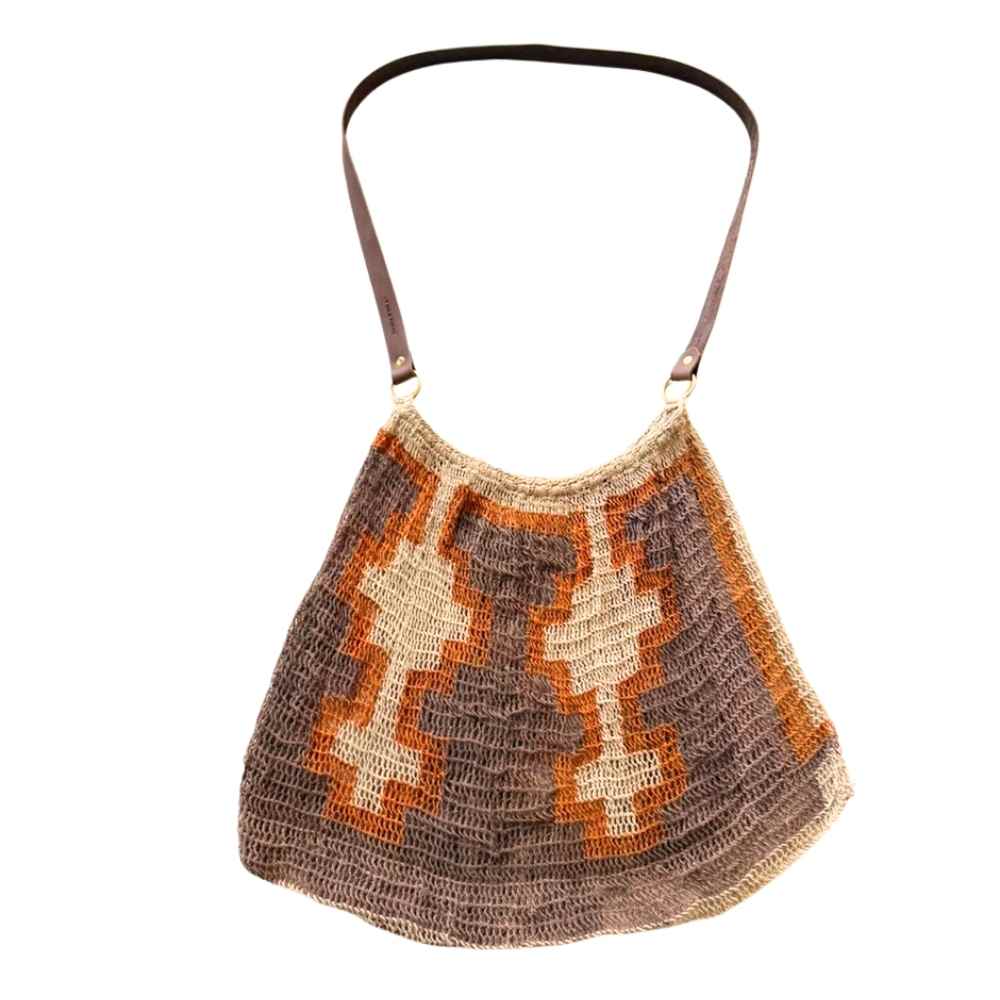 Leather Strap Kamanimbit Bilum L-12-12-25-12