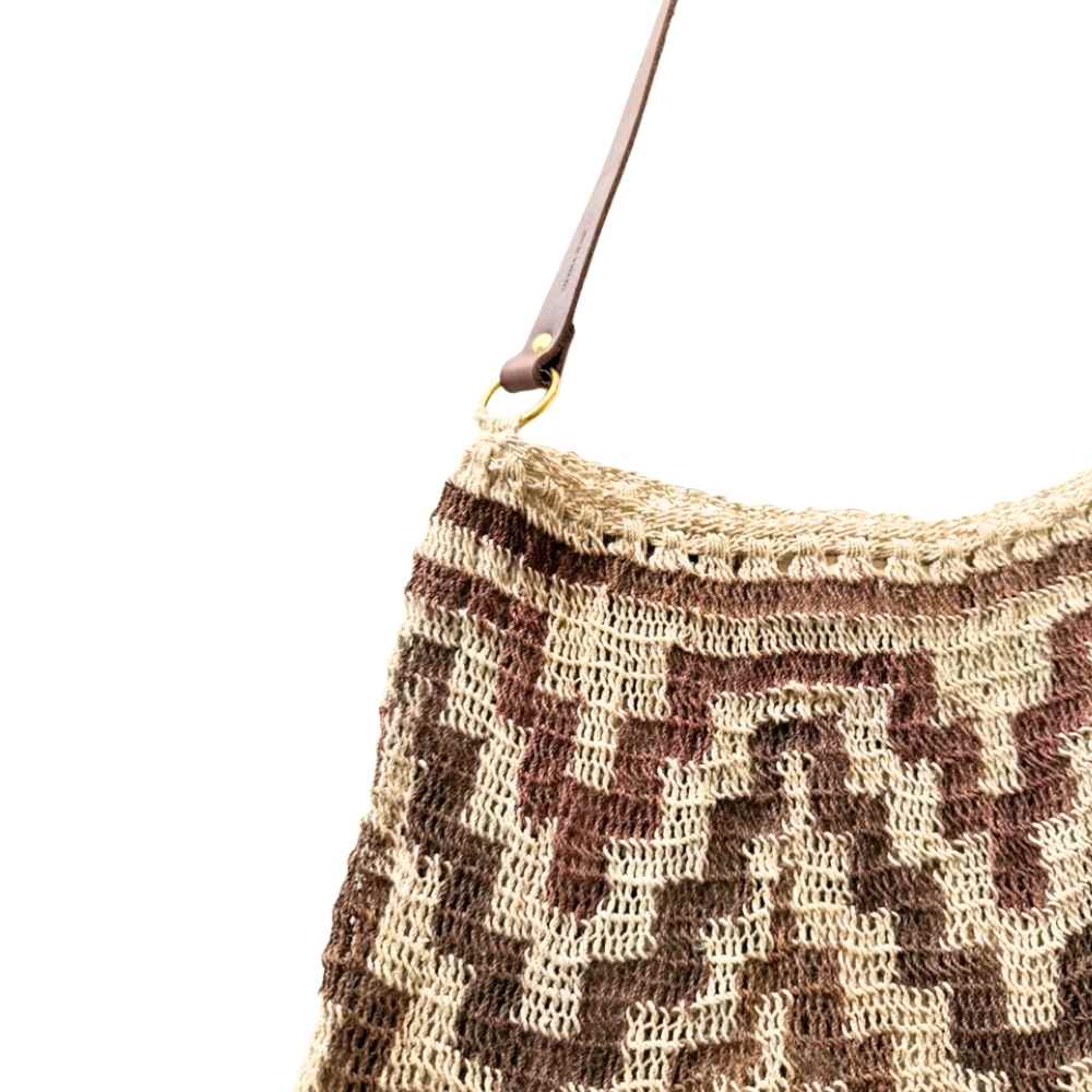 Leather Strap Kamanimbit Bilum L-12-12-25-19