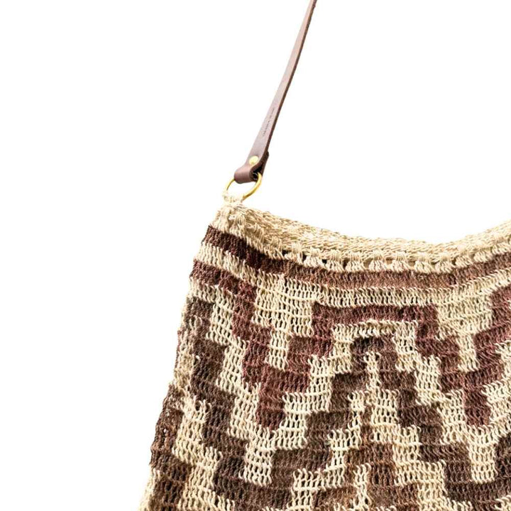 Leather Strap Kamanimbit Bilum L-12-12-25-19