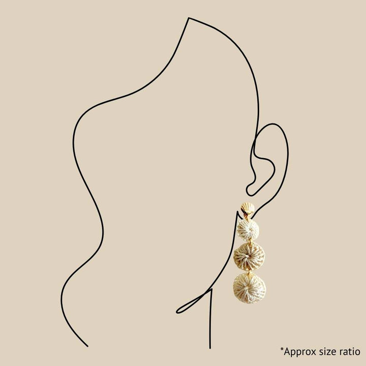 Natural Shell Droplet Earrings