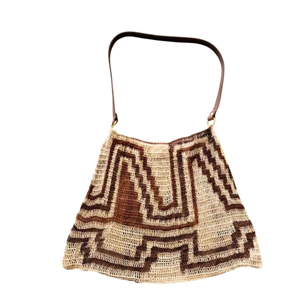 Leather Strap Kamanimbit Bilum L-12-12-25-18