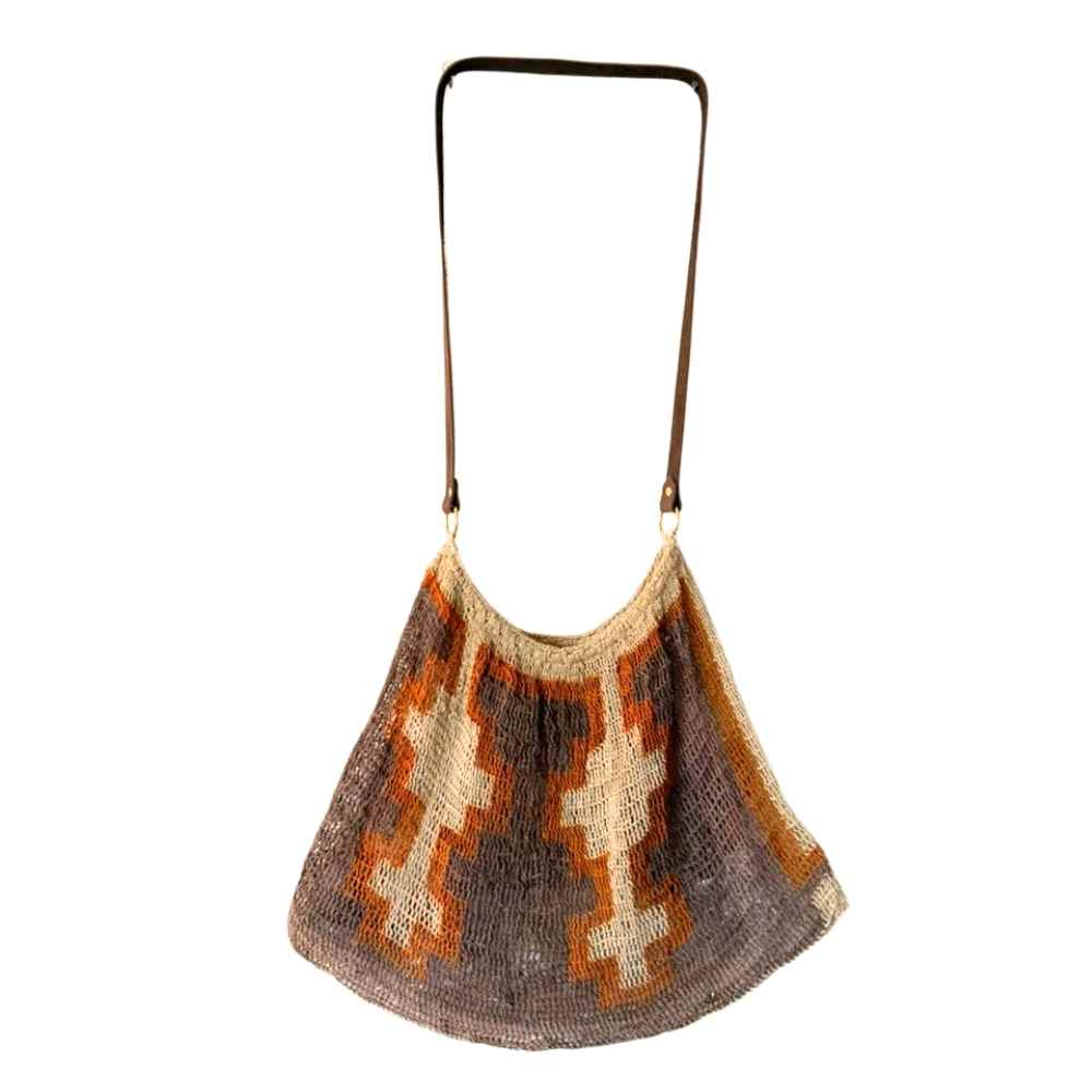 Leather Strap Kamanimbit Bilum L-12-12-25-12