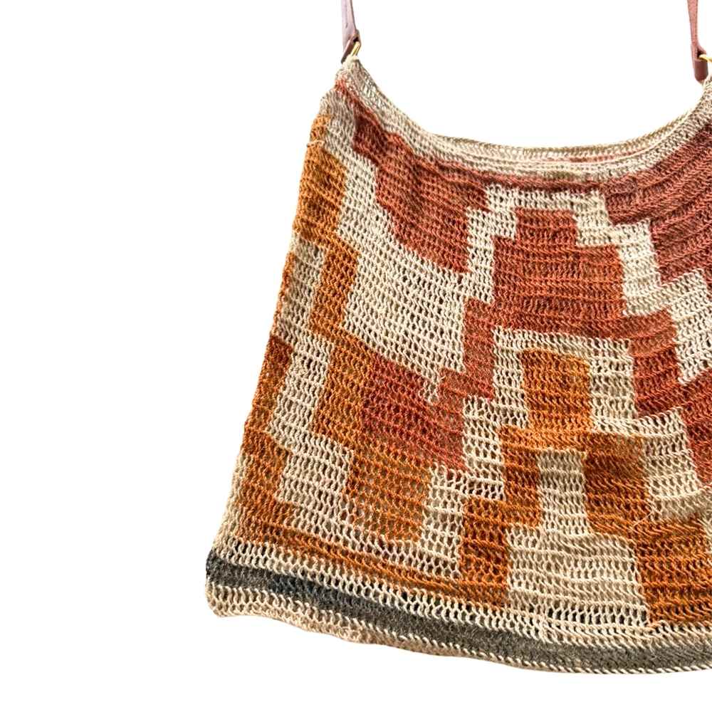 Leather Strap Kamanimbit Bilum L-12-12-25-09