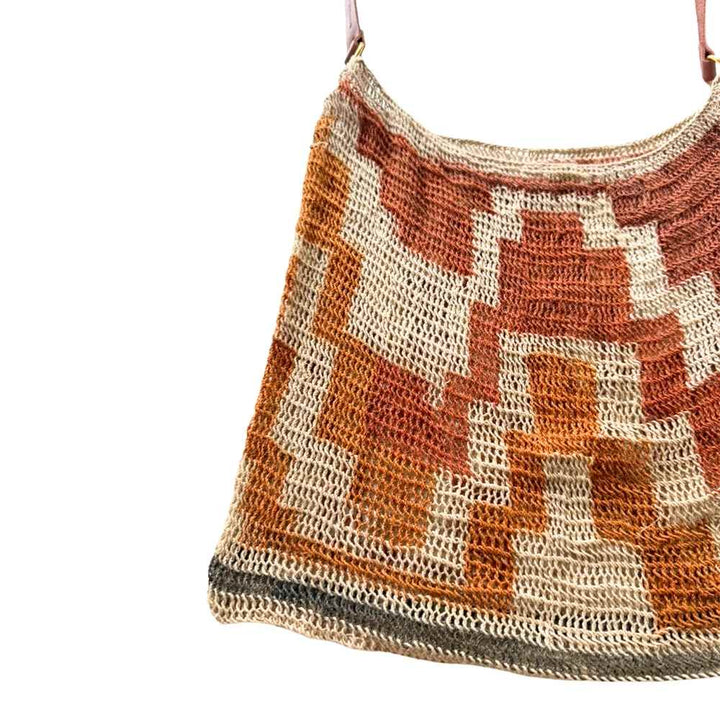 Leather Strap Kamanimbit Bilum L-12-12-25-09